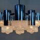 Chandelier vintage de design italien