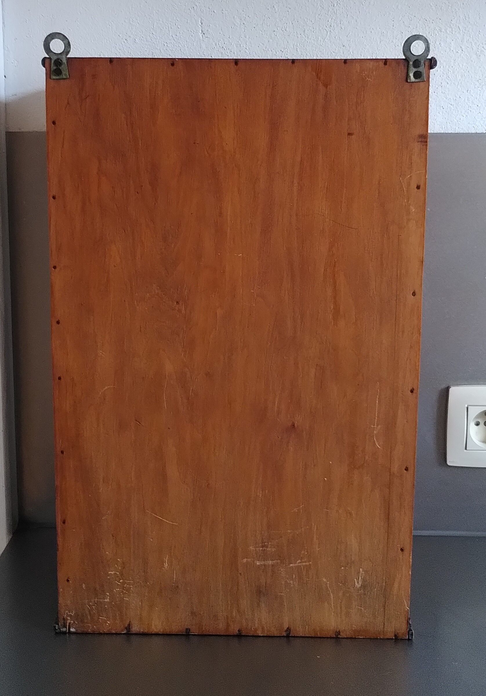 Medicine cabinet with beveled mirror