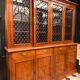 Large English library from the 19th century in mahogany.