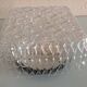 Structured /vintage square glass ceiling lamp 60s-70s