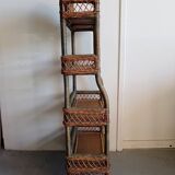 Wicker shelf