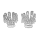 Pair of Scandinavian candle holders "Sun flower" by Goran warff 1960