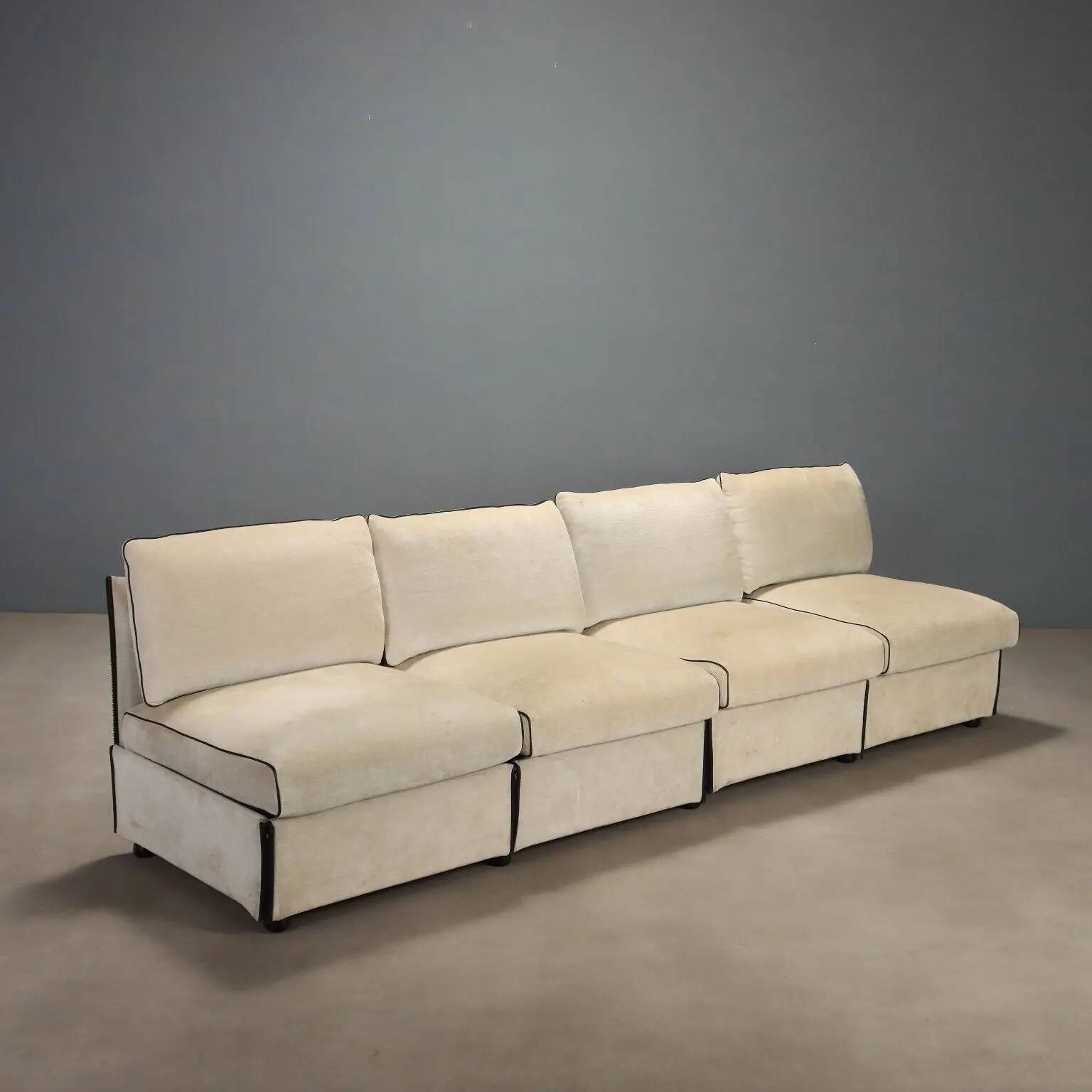 "Chair-a-bank" sofa by Mario Bellini for Cassina