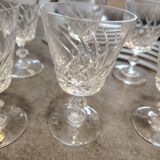 Vannes le Châtel crystal glasses