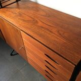 Modular teak bookcase 60s