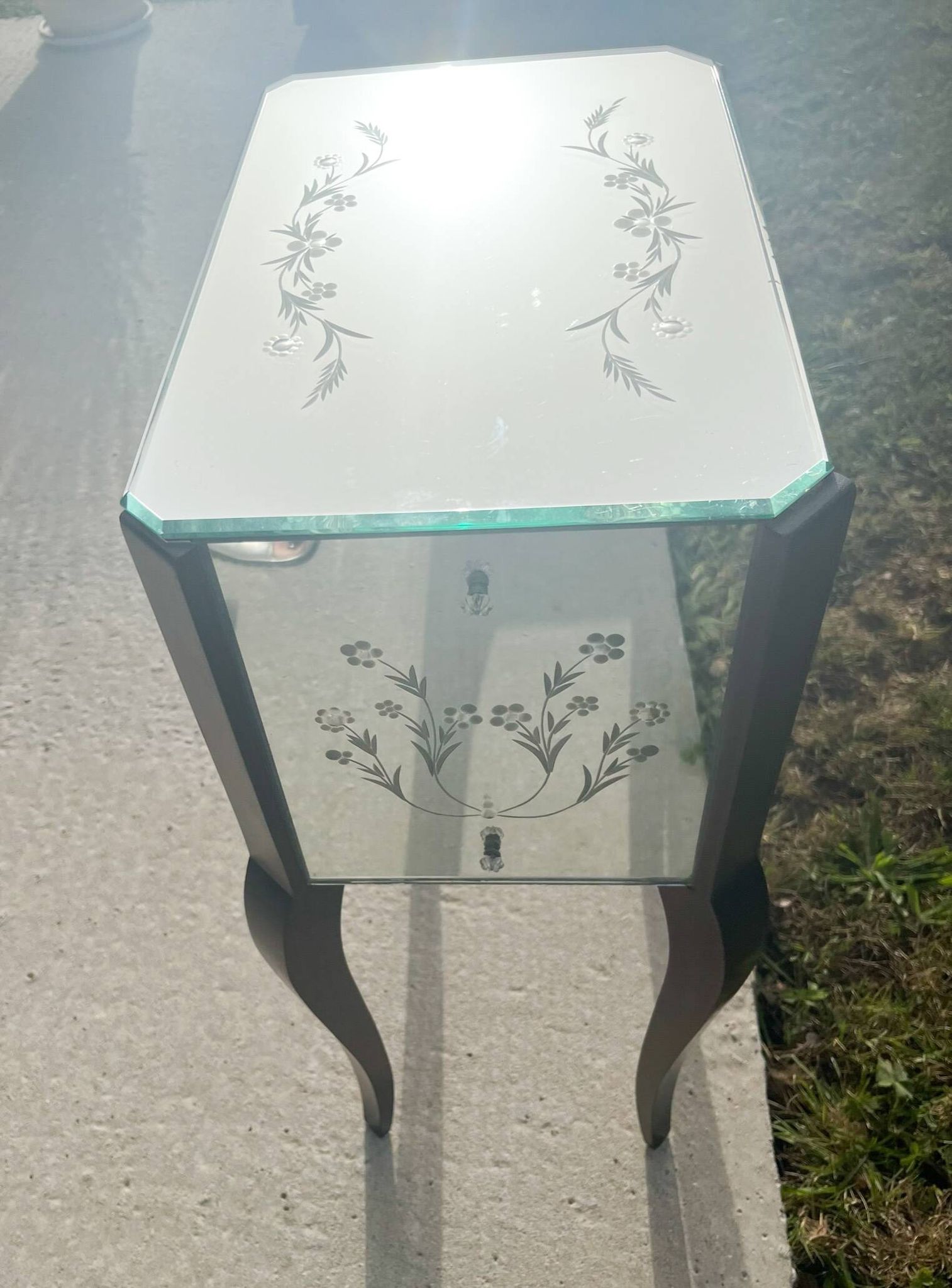Art Deco bedside mirror