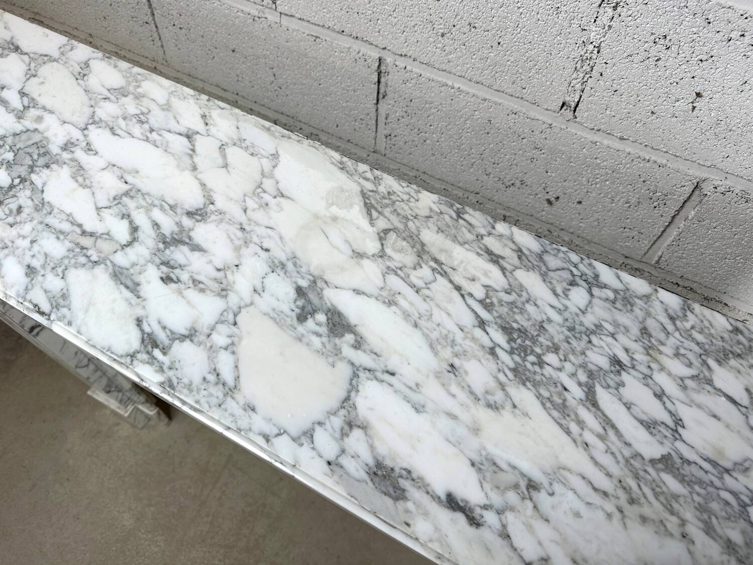 Louis XVI style marble fireplace