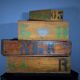 4 caisses en bois