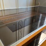 Belgo Chrome gold coffee table at 23K gold, 1970