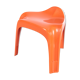 Tabouret vintage orange space age par Casala, 1960