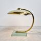 1930s art deco bauhaus brass desk lamp
