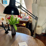 Black architect lamp