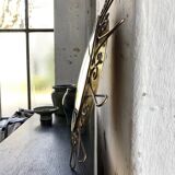 Brass witch mirror