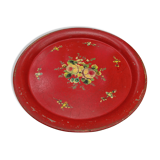 Painted iron tray