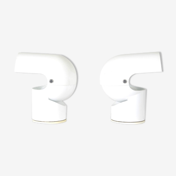Paire de lampes Pileino par Gae Aulenti pour Artemide 1970s