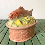 Salmon terrine with slip of Portugal