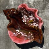 Pair of 60s-70s Vallauris Ceramic Empty Pockets in Shell Shape