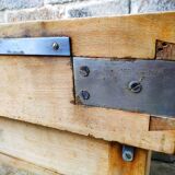 Old butcher's bill in solid beech