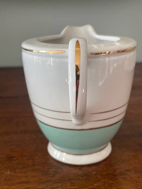 coffee pot, sugar bowl and milk jug KG Luneville Regency model