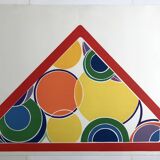 John Harrison LEVEE, Pyramid, 1970. Original screenprint signed in pencil