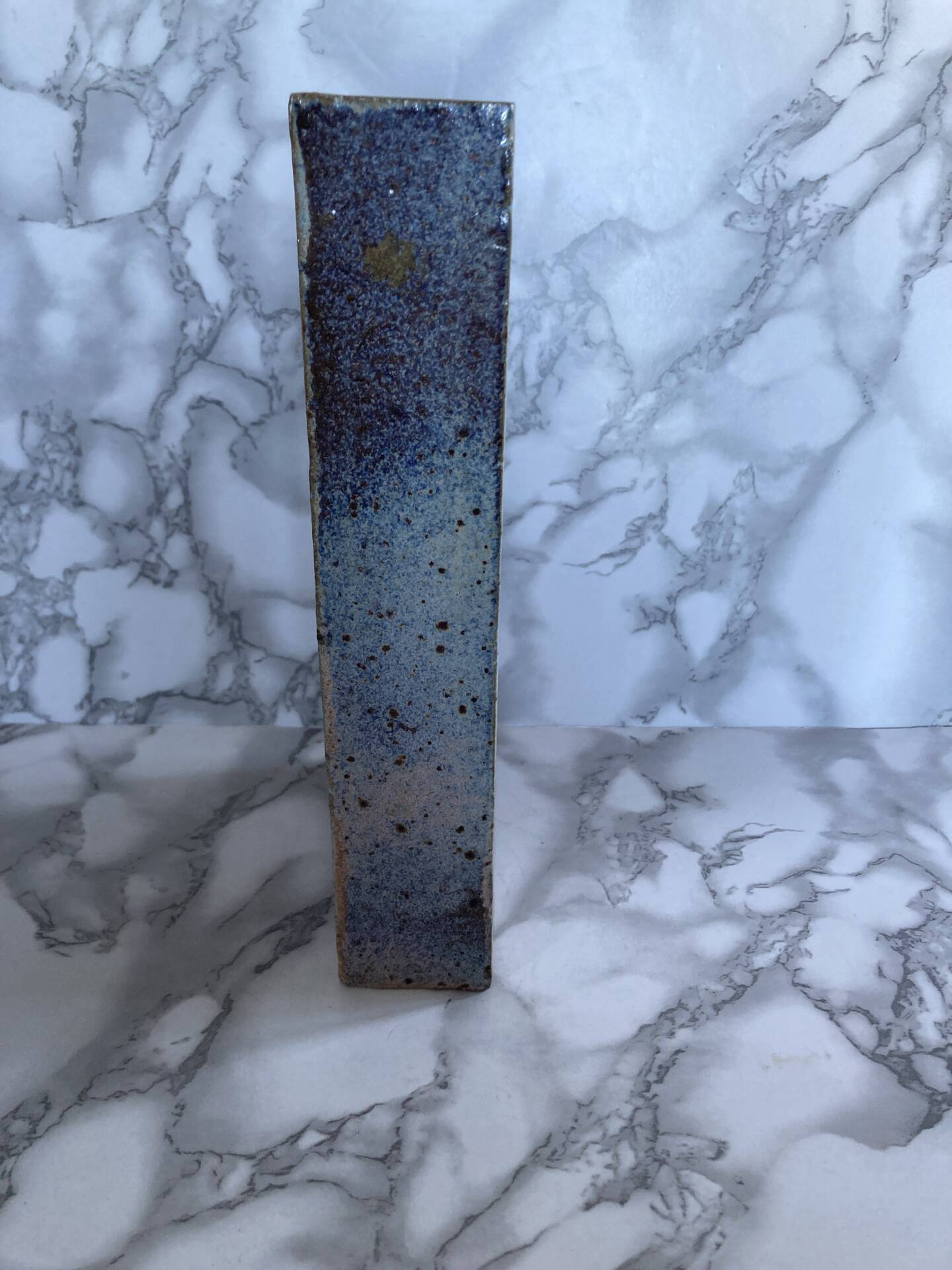 Modernist soliflore vase in stoneware from La Borne - Pierre Devie, 1977