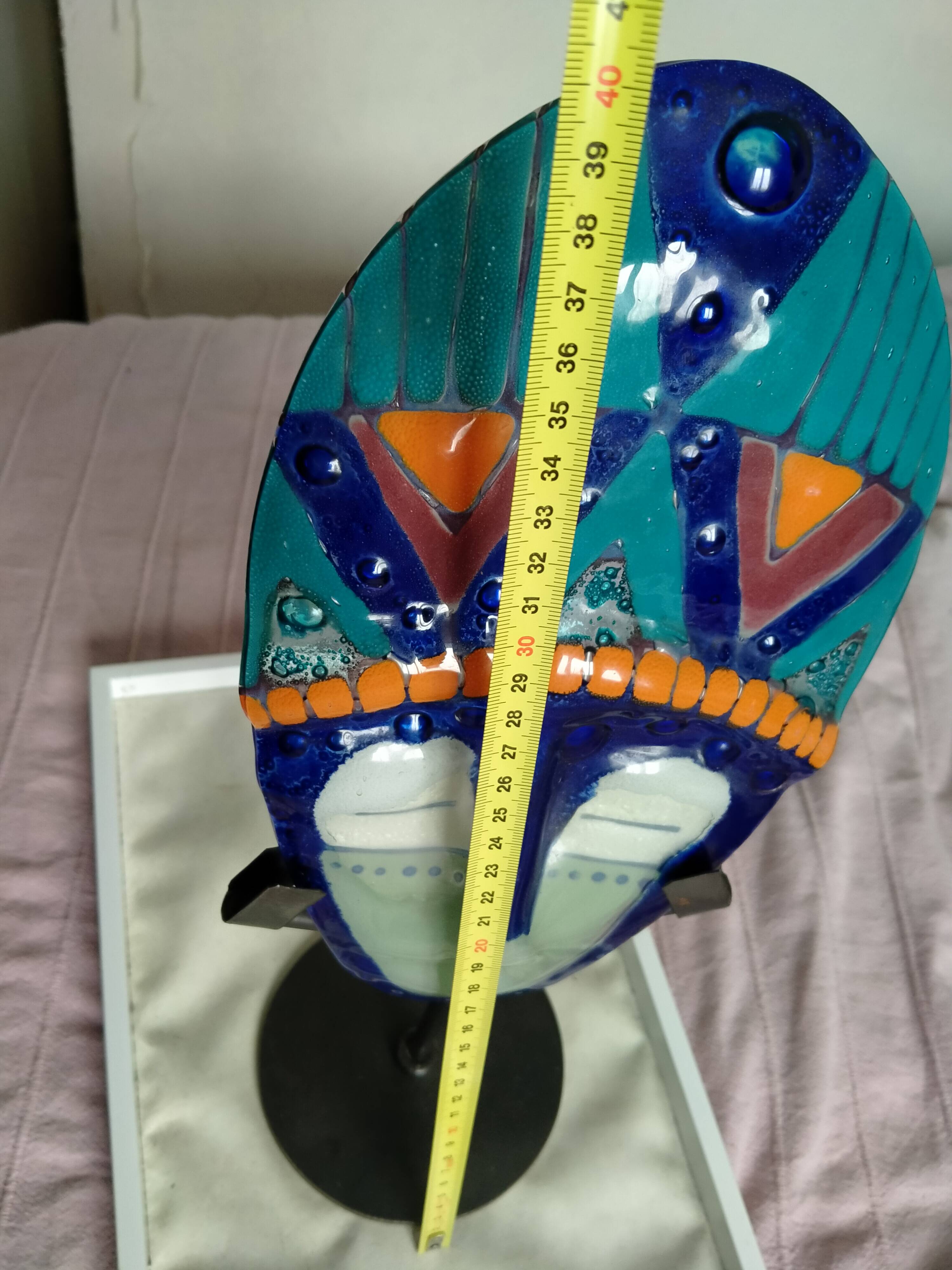 Ethnic mask with its display stand