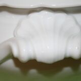 Large old 19 eme white porcelain tureen