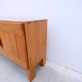 Enfilade Maison Regain en orme massif, France 1970