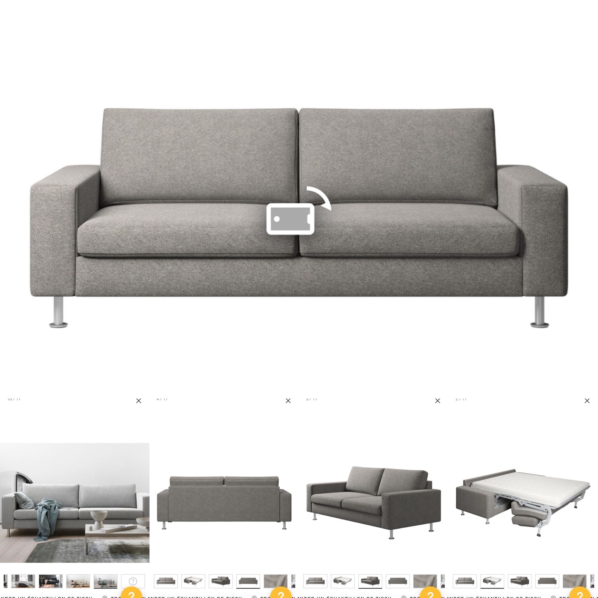 Boconcept sofa bed