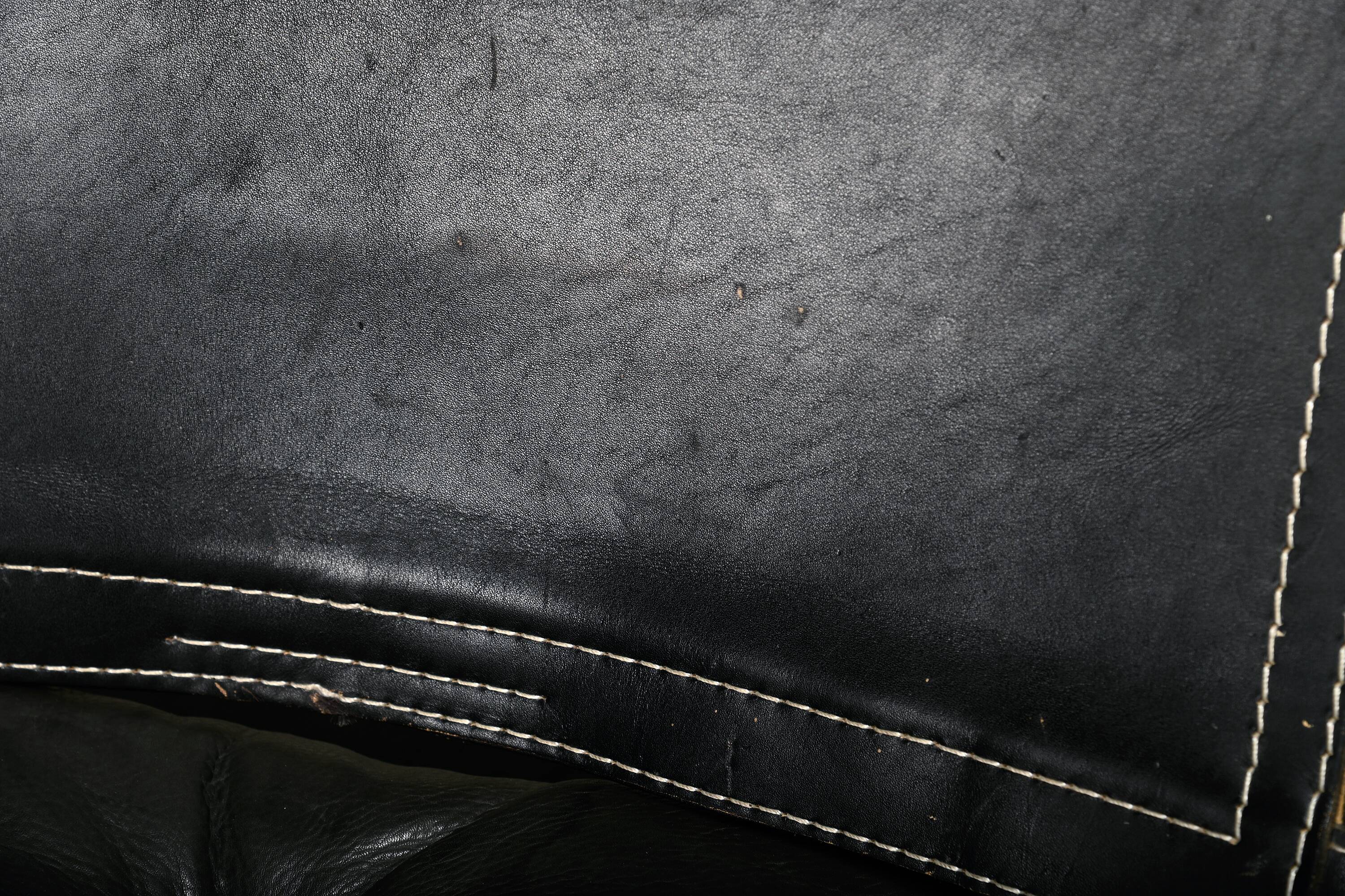 Arne Norell Sirocco Safari Lounge Chairs in Black Leather and Ash, Sweden