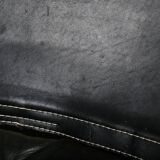 Arne Norell Sirocco Safari Lounge Chairs in Black Leather and Ash, Sweden