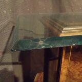 ﻿Vintage glass and mirror console from the 70s