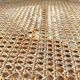 Fauteuil coin de cheminée XIXe , bois et cannage