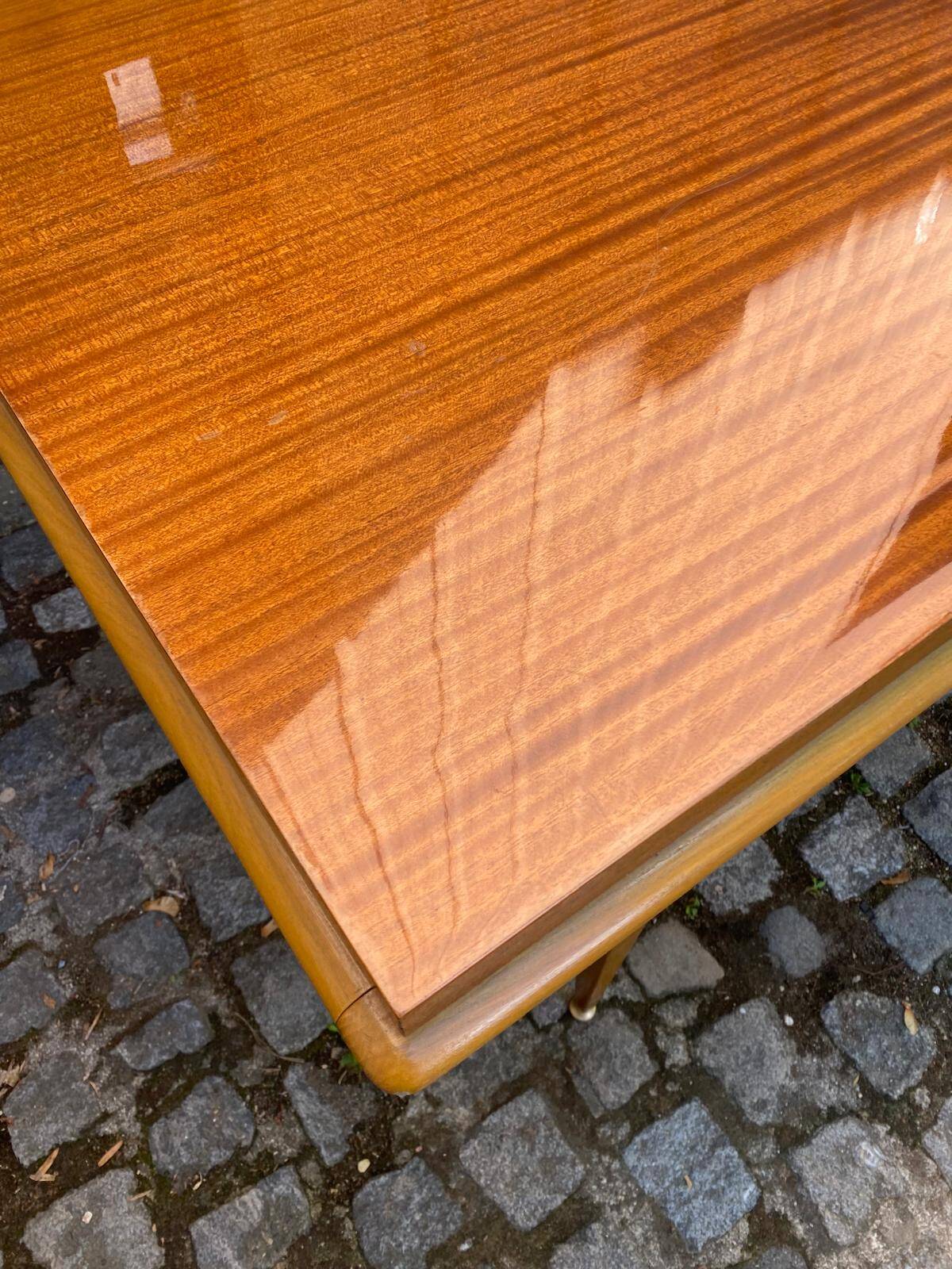 Mid-Century Modern Scandinavian extendable dining table 1960