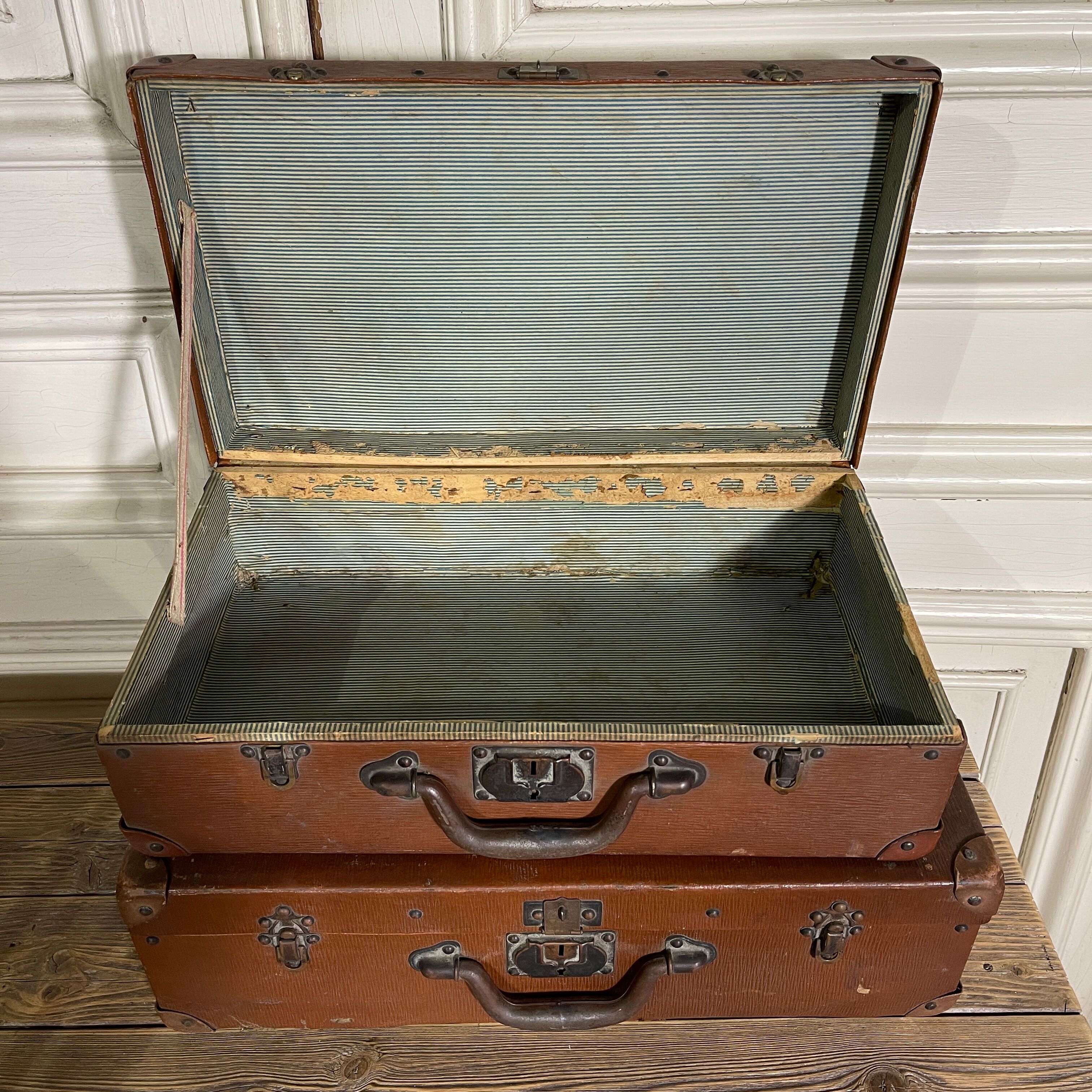 Lot 2 valises vintage