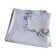 Antique linen tablecloth embroidered with flowers