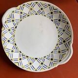 Lot de deux plats en terre de fer années 30