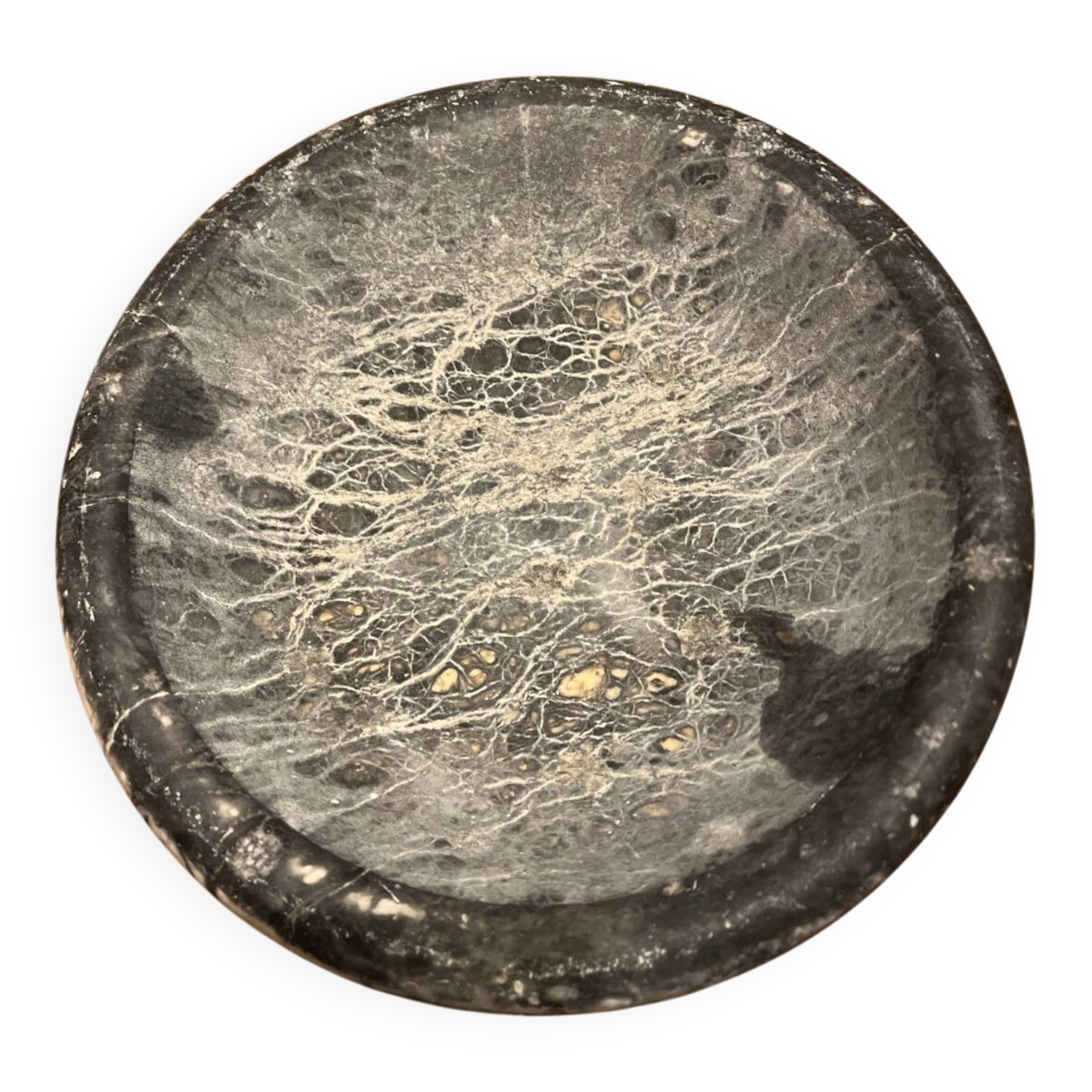 Black marble ashtray