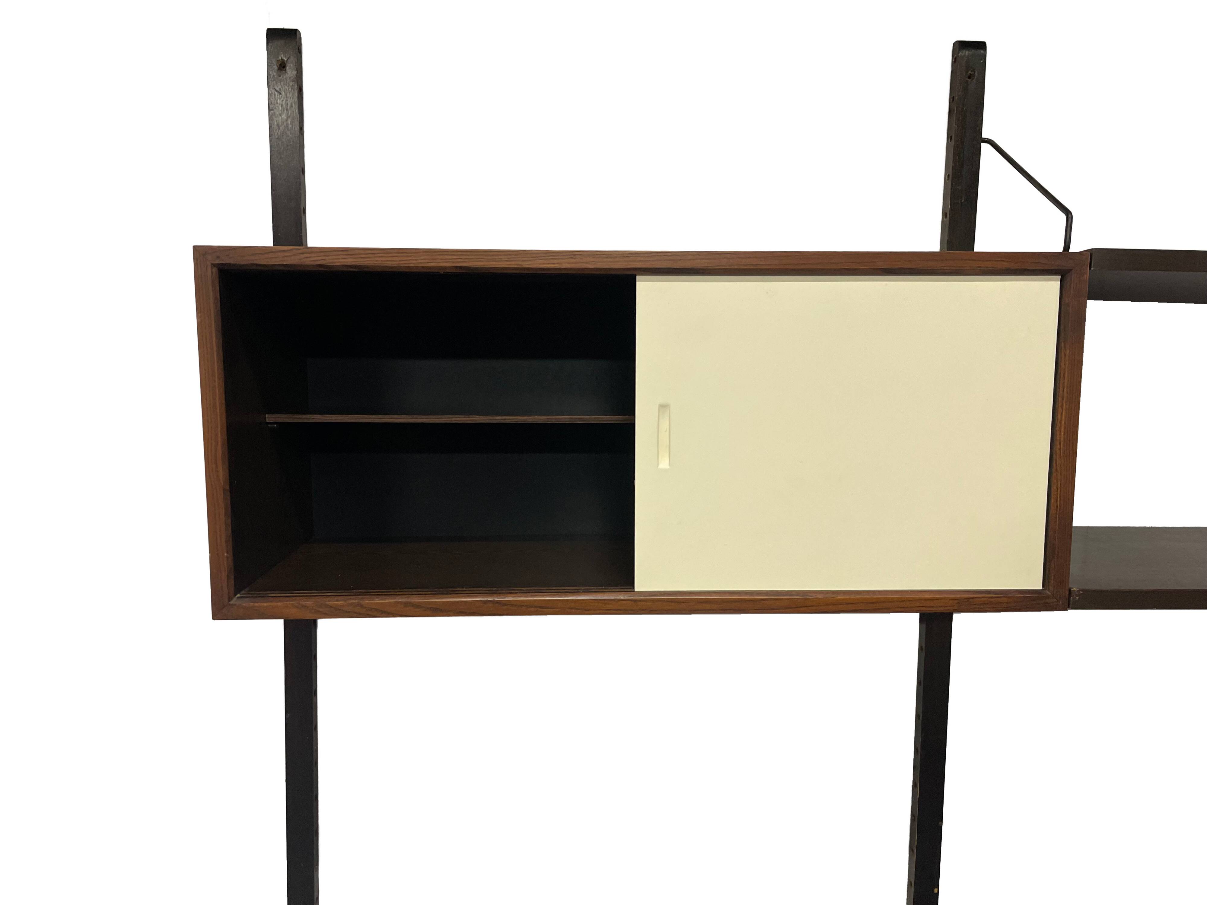 Vintage Poul Cadovius Royal System Wandsysteem Wenge