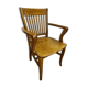 Oak desk armchair