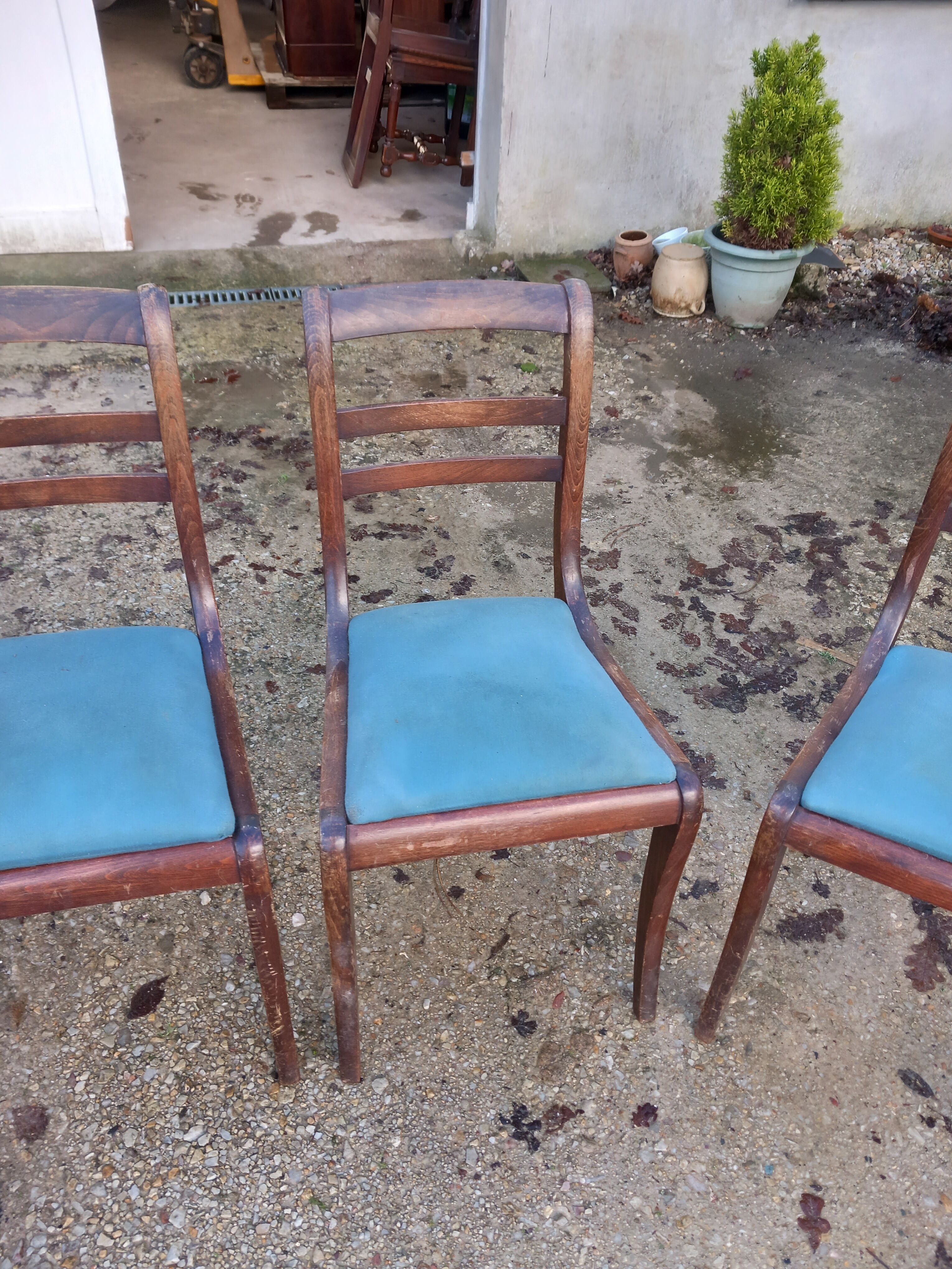 4 Louis Philippe style chairs