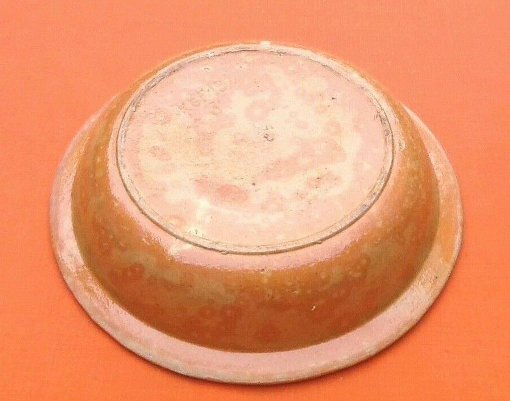 Alsatian pottery serving dish ref: 19 diameter: 315m weight: 1kg330