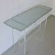 Sculptural glass and lucite console table | Italy | 1980s