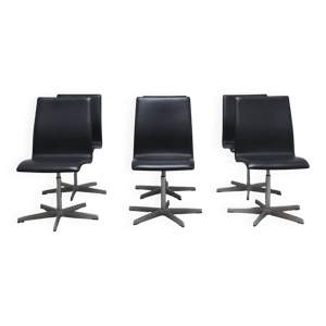 Ensemble de 6 chaises - arne jacobsen fritz