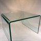 Set 2 glass nesting tables 1980