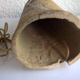 Brutalist sandstone lamp