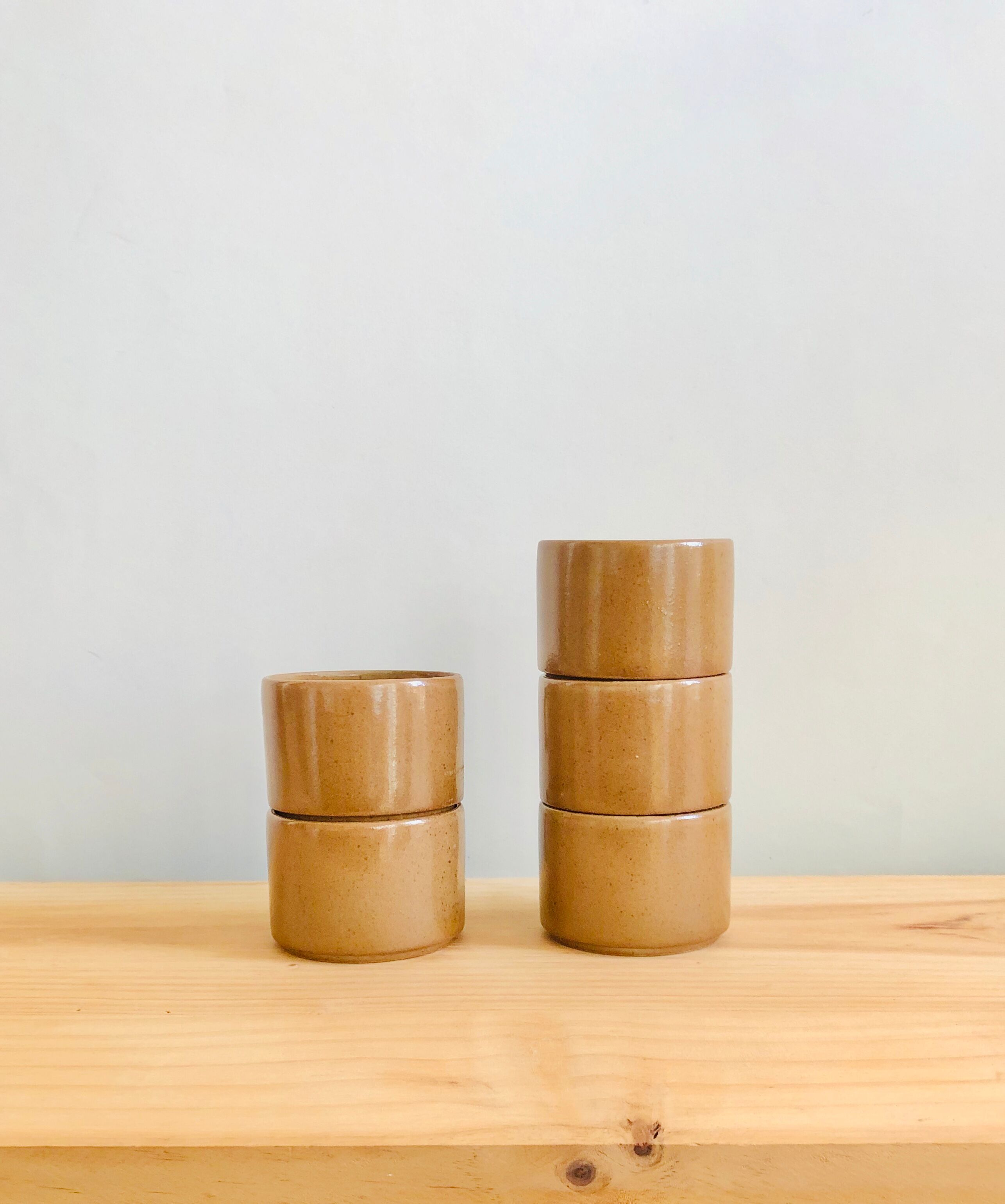 Brenne sandstone 5-cup coffee cup set