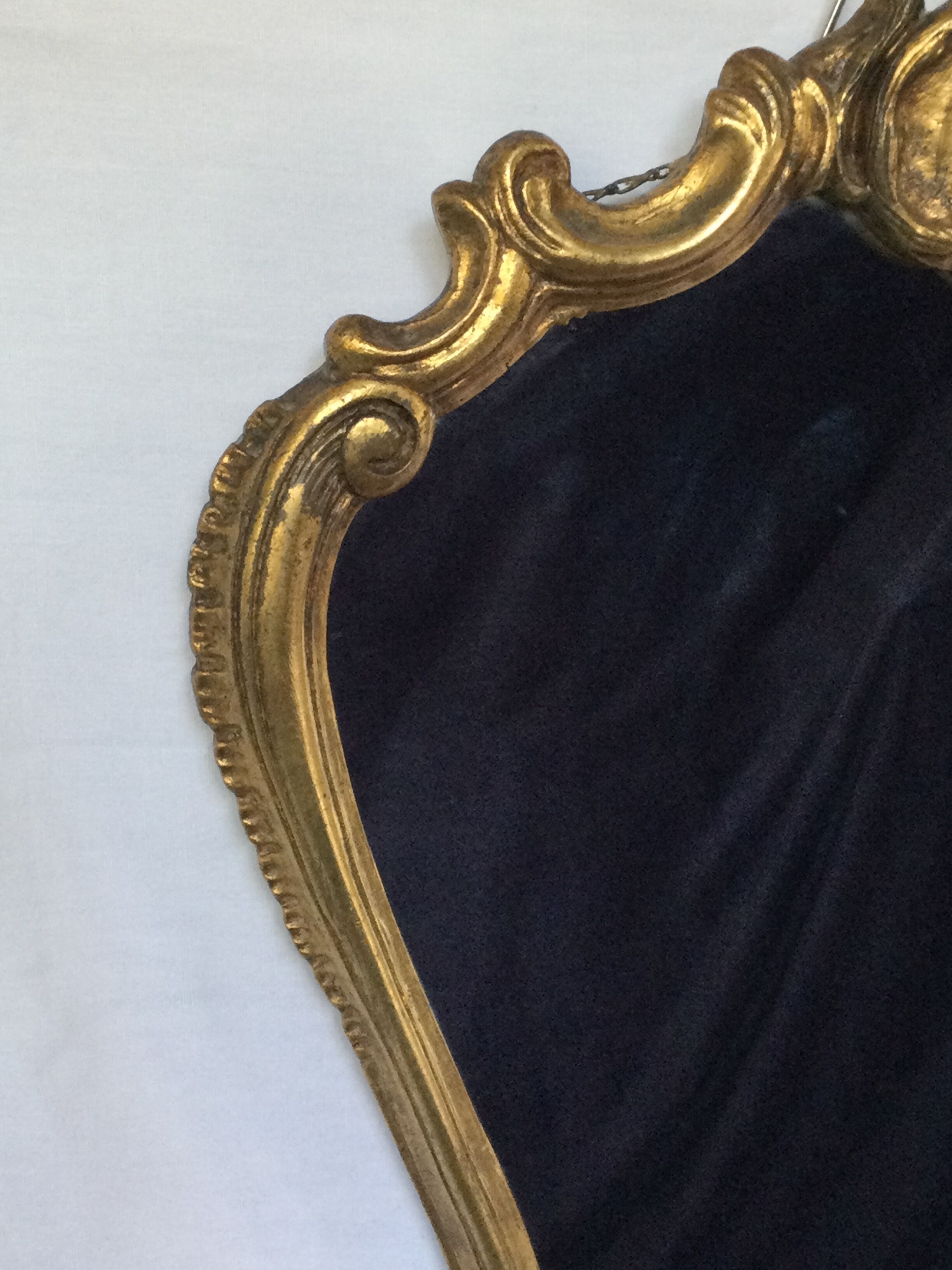 Gilded mirror Louis XV - 67x44cm