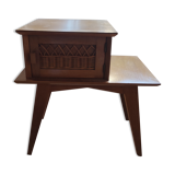 Rattan bedside table