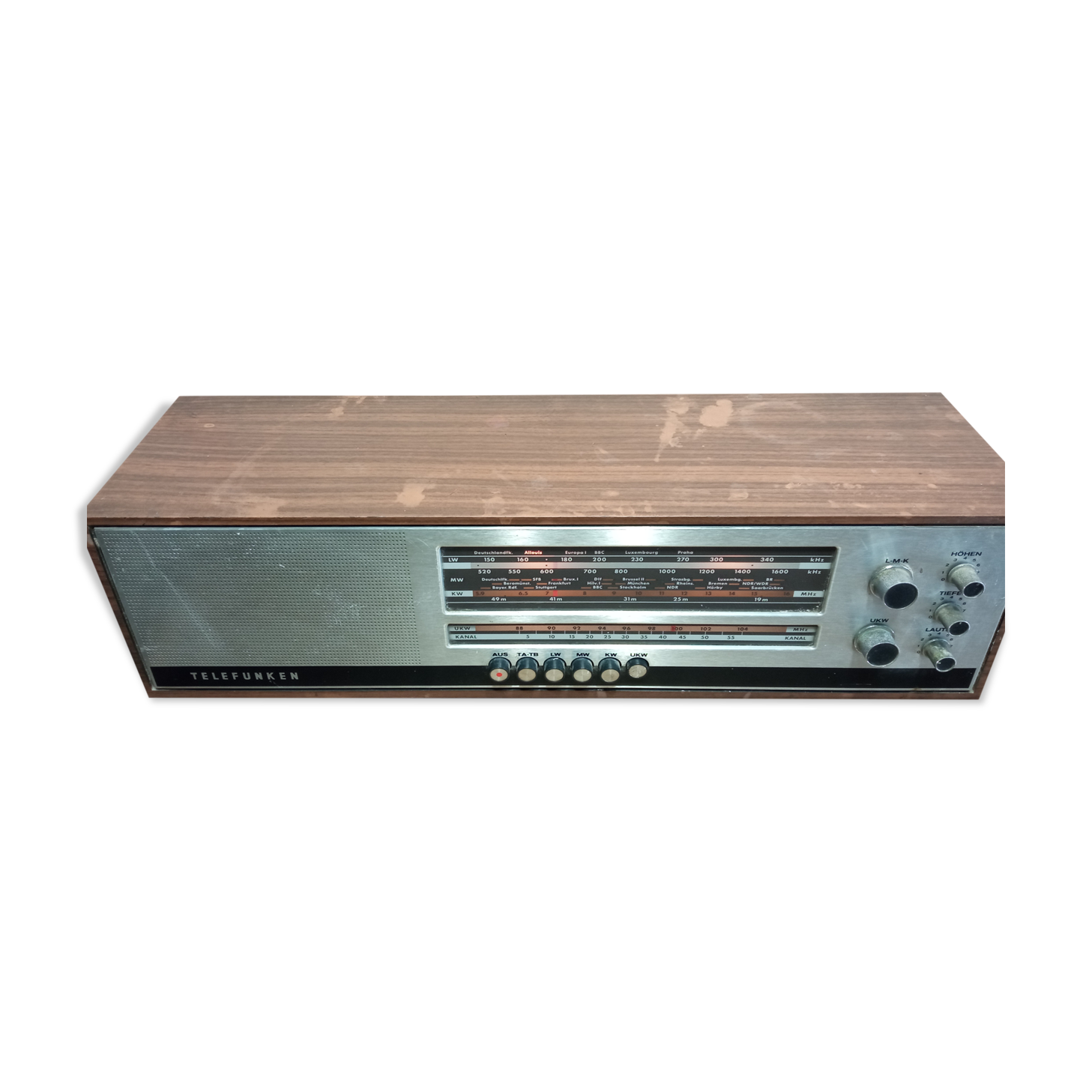 Amp tuner telefunken vintage model gavote 1691